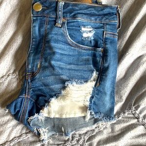 American eagle super stretch Hi-rise shorties
